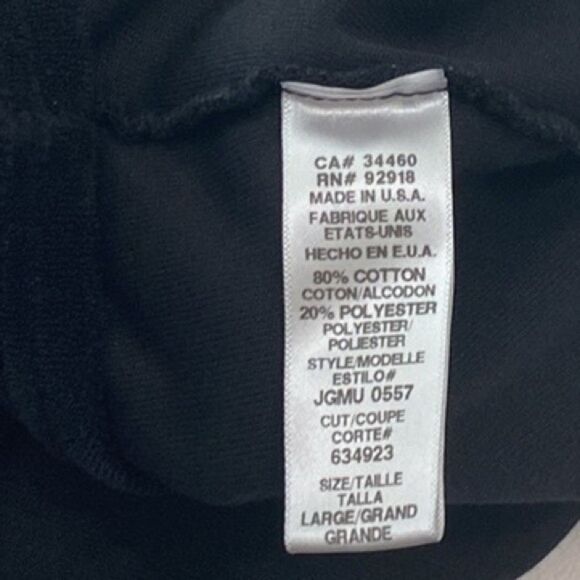 JUICY COUTURE Dress Terry Y2K 90s Babydoll Ruffle Hem Keyhole Mini Black Size L - Picture 7 of 9